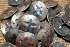 10-Hand Forged CLAVOS,Embedded Cross Detail,Shutter Accents,Cross Decor,CL-RC