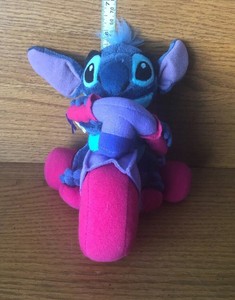 stitch peluche rosa y azul