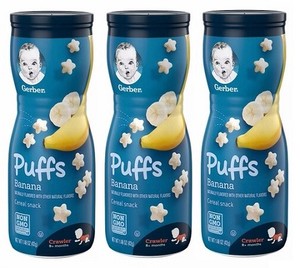 gerber banana puffs