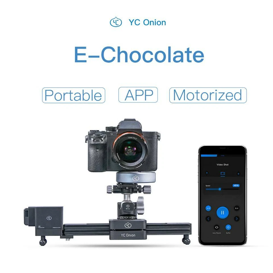 YC Onion Chocolate Camera Slider Motorized APP Control Retractable f DSLR Camera - Image 2 of 4