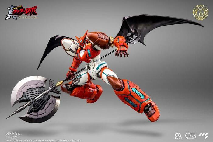 CCS Toys x C&A Global Ltd. Mortal Mind Series Getter Robo Armageddon Shin Getter-1 Black Alloy Action Figure gray