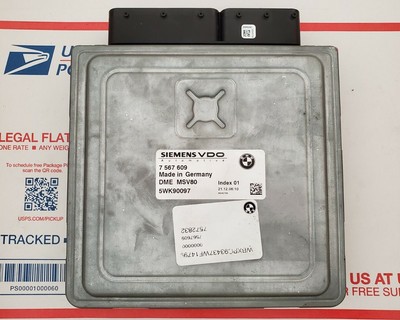 2007 BMW X3 Computer Brain Engine Control ECU ECM EBX Module 