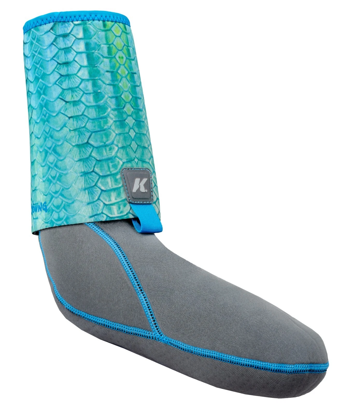 Korkers 3.5mm I-Drain Guard Socks - Size XL (13-14) - DeYoung Tarpon Flank