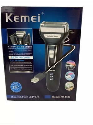 kemei 3 In 1 electric hair clippers cordless Model: Km-6559