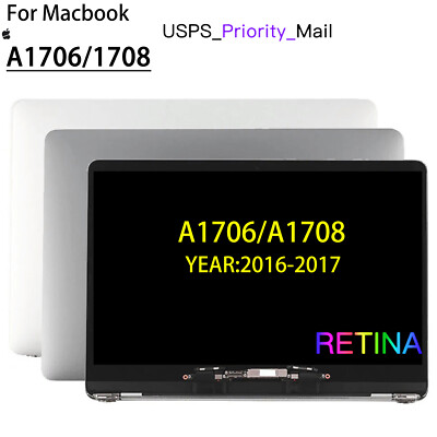 For Apple Macbook Pro 13.3'' A1706 A1708 2016 2017 LCD Screen Display Replacement