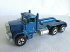 VTG HOT WHEELS 1:64 1979 PETERBILT  DUMP TRUCK BLUE MINT CONDITION MALAYSIA BW