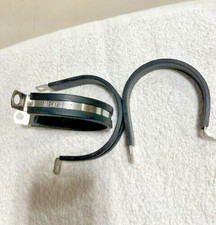 2"   LOOM/HOSE CLAMPS,  Stainless Steel,  Neoprene Cushioned Cover,   3  pcs