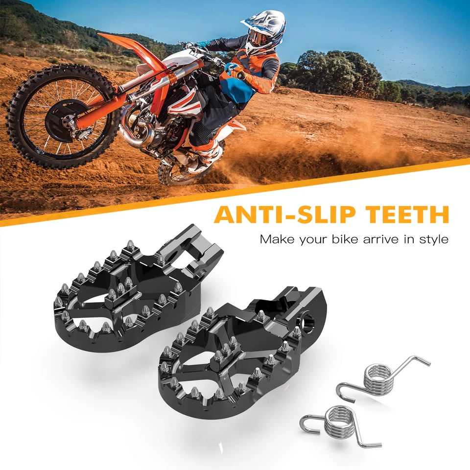 NICECNC estriberas anchas reposapiés para KTM 250 300 350 450 SX XC EXC TPI 2017-2022 Foto 4 de 4