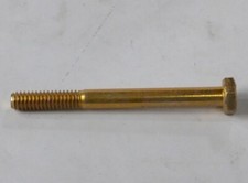 1/4"-20 x2-3/4" Partial Threaded Zinc-Yellow Hex Bolt - NEW Surplus