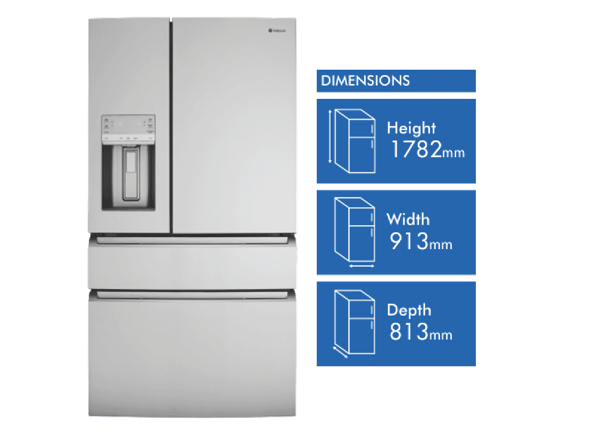 Westinghouse 609L French Door Refrigerator with Ice & Water Dispenser