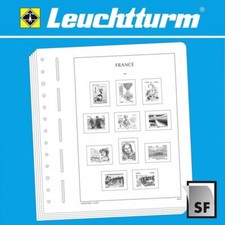Leuchtturm feuilles préimprimées France 2024.