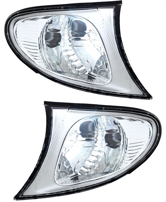 Rénovation Optique Avant BMW E46 Berline Phase 2 - Clignotants Chrome V2 330xd 2005