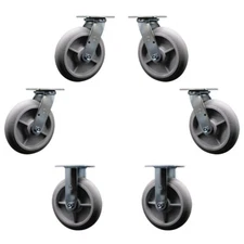 Service Caster Brand Replacement Caster Set for Magliner Casters 13063 & 13064