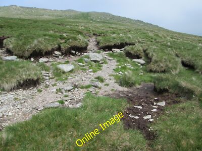 Photo 6x4 Path up Red Screes Rydal As this photo shows, the way up to Red c2013