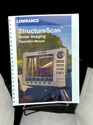 Lowrance Structure Scan Sonar Imaging HDS8 Operator Manual Instructions