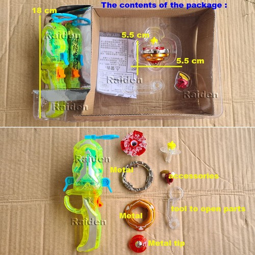 Hellfire Thunder Hammer infinity Nado Auldey Beyblade Gasing - Picture 4 of 5