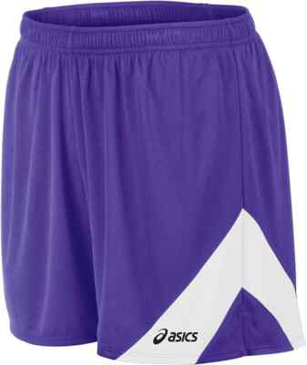 ASICS Men's Break Through Performance Athletic Shorts | Purple/White | Large