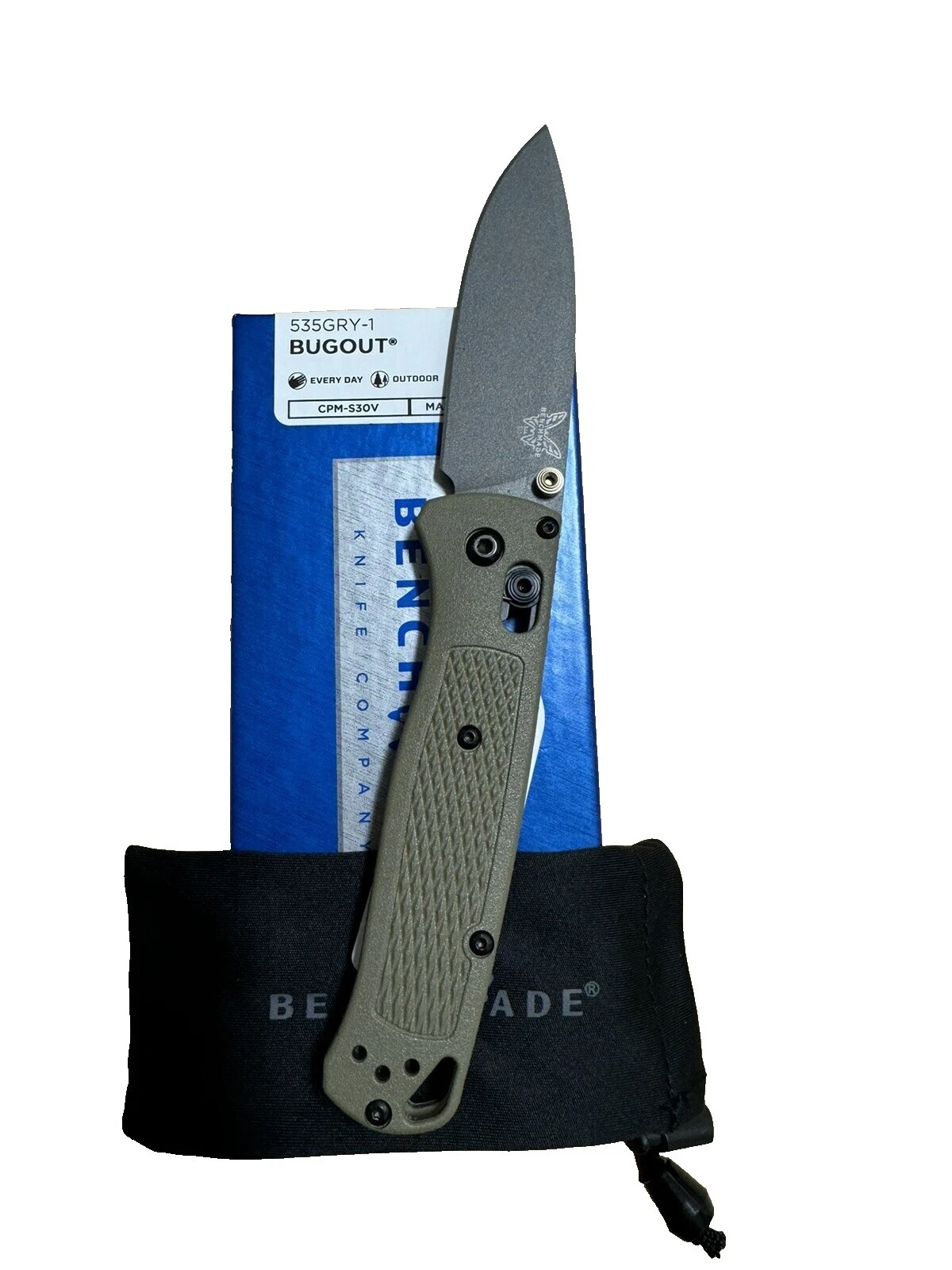 Benchmade Stainless Steel Handle Ambidextrous Collectible Folding Knives