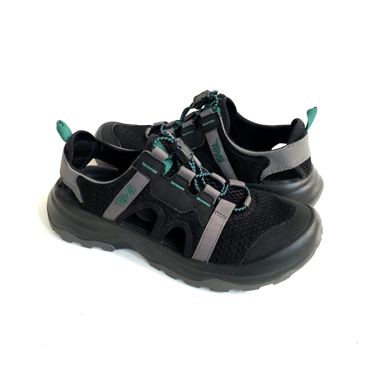 TEVA OUTFLOW CT BLACK GREY GRAY OUTDOOR WATER SHOES US 9.5 / EU