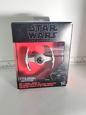 Star Wars Black Series Titanium #28 The Inquisitors TIE Advanced Prototype NIB