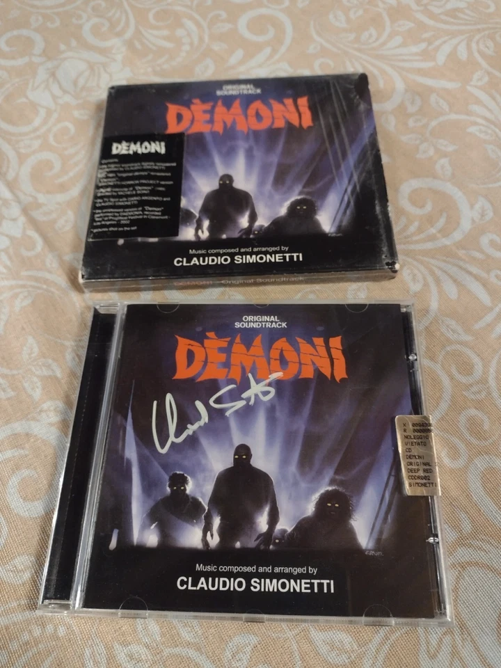 AUTOGRAFATO CLAUDIO SIMONETTI DARIO ARGENTO DEMONI OST CD DEEP RED COME NUOVO - Immagine 2 di 4