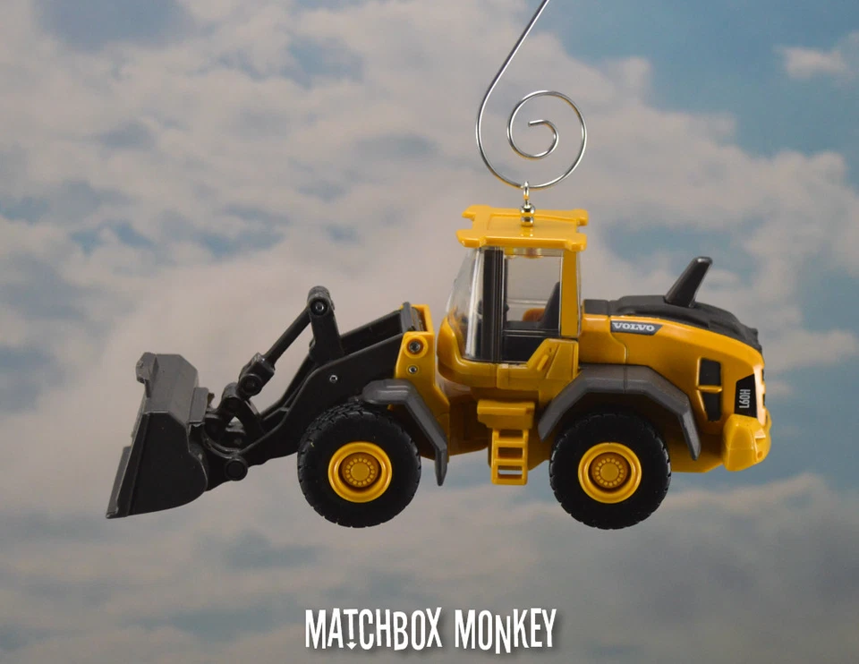 Volvo L60H Front Wheel Loader 1/87 Custom Christmas Ornament Deere CAT Deere - Image 2 of 4