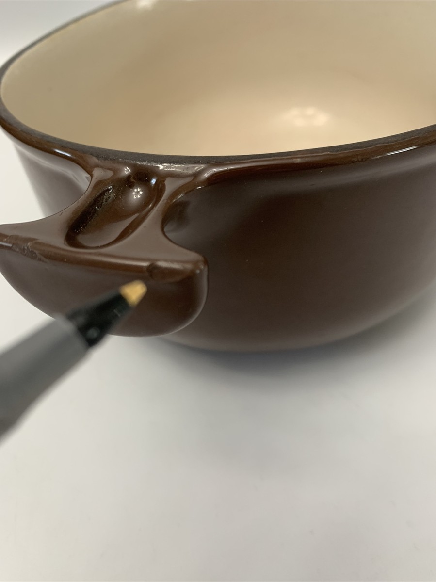 Vintage Le Creuset Enzo Mari La Mama Enameled Cast Iron #21 Oval