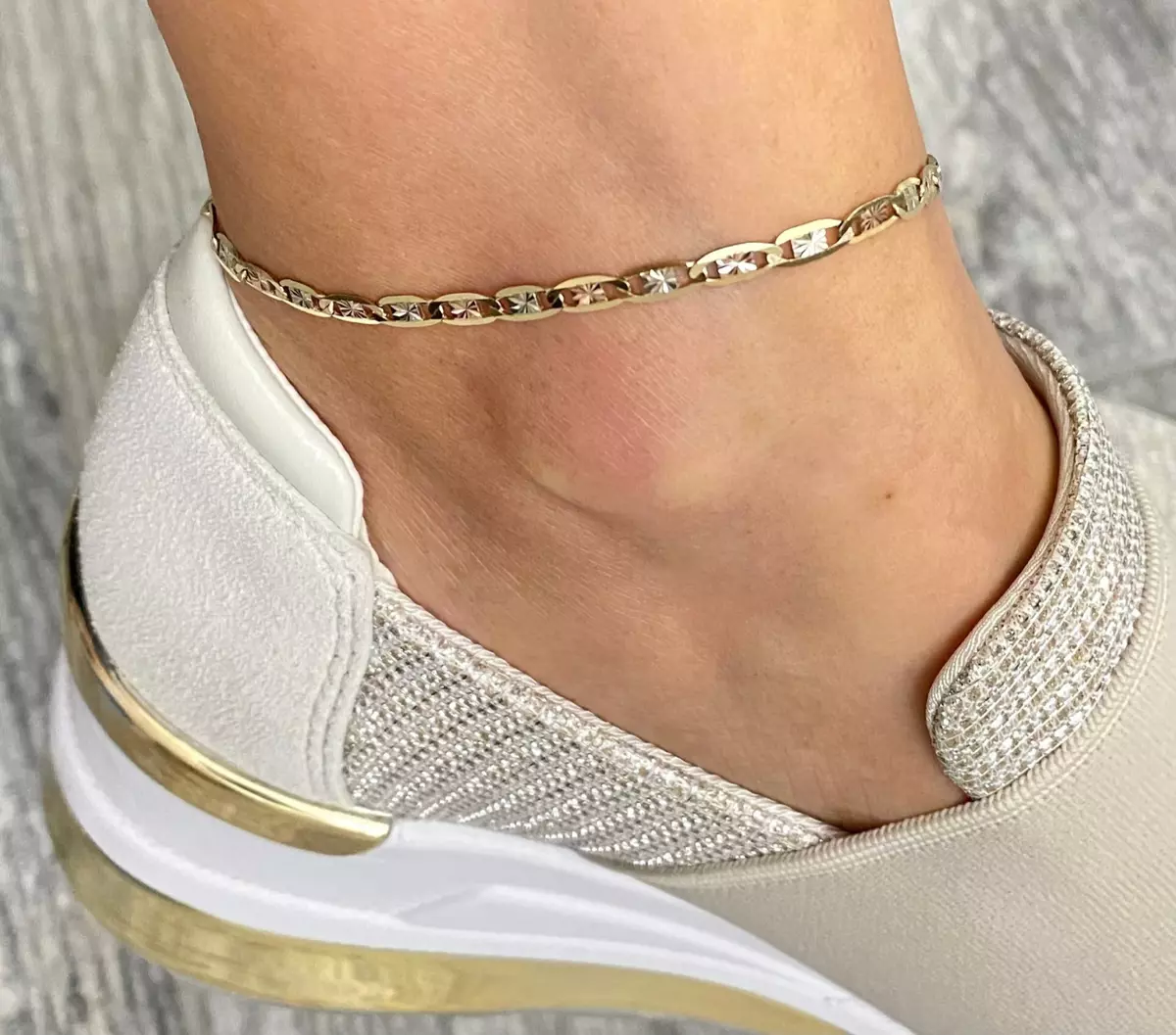 10kt 2024 gold anklet