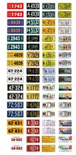 1/18 scale model car assorted Hawaii license plates state tags