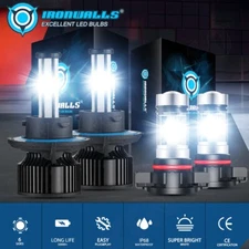 For Chevrolet Camaro 2010-2013 6-Sides LED Headlight High Low Beam + Fog Lights