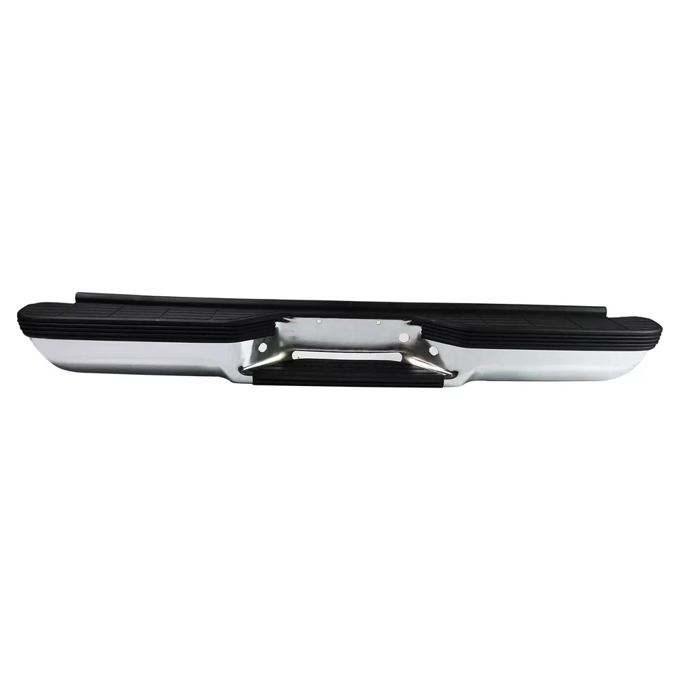 Chrome Rear Step Bumper For 1988-2000 GMC Sierra Chevy Silverado C/K 1500 2500 - Image 3 of 4