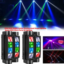 2pcs 80W LED Spider Moving Head Stage Lighting Beam DMX Disco Party Bar DJ Light