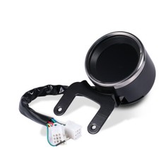 Motorcycle Digital Led Lcd Tachometer Speedometer Fuel Gauge Cafe Racer Touring