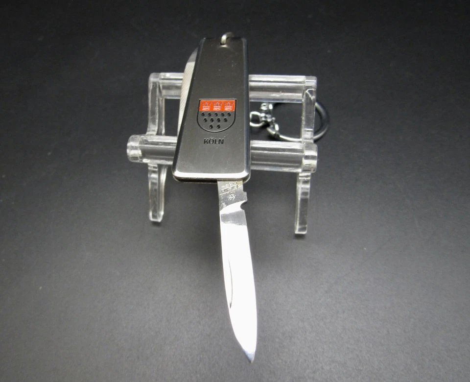 J.A. HENCKELS VINTAGE TASCHENMESSER MIT SCHLÜSSELANHÄNGER Made In Solingen 60er Jahre UNBENUTZTER ZUSTAND. - Bild 4 von 4