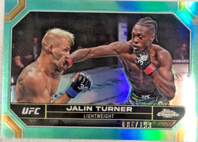 Jalin Turner 2024 Topps Chrome #88 Aqua Refractor 084/199