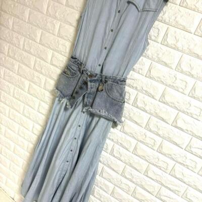 Diesel Women S Denim Sleeveless Maxi Dress Comfortable Stylish Casual  Fashion | eBay