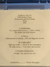 Live Opera Recording CD2374 Callas Lombardi Attila Corsaro Siciliani Rehearsals