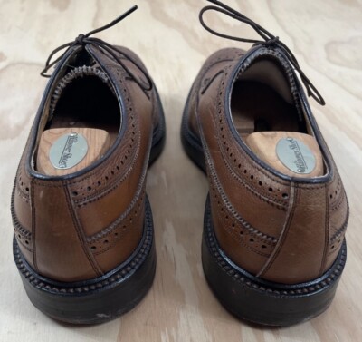 Florsheim Imperial Shoes 9.5 C Kenmoor Vintage V-Cleat Long Wing