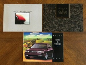 Mazda 1991, 1993 & 1996 Brochures 