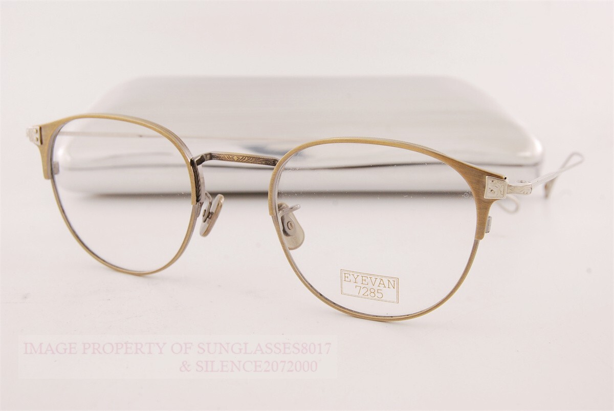 Brand New EYEVAN 7285 Eyeglass Frames 144 901 Antique Gold Brand New EYEVAN 7285 Eyeglass Frames 144 901 Antique Gold