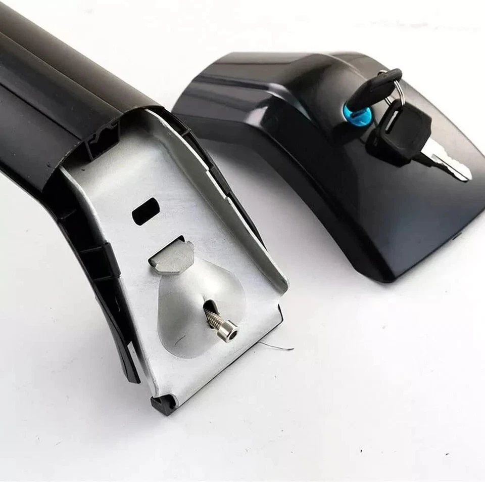 Barra transversal 2 piezas apta para Alfa Romeo Stelvio 2017-2025 barras de carga portaequipajes bloqueables Foto 4 de 4