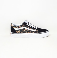 Vans Old Skool Rose Dreams Black White Skate Authentic Shoe Sneaker Womens 6 US