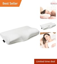 Memory Foam Pillow Orthopedic Neck Support Queen Size for Side Back Stomach S...