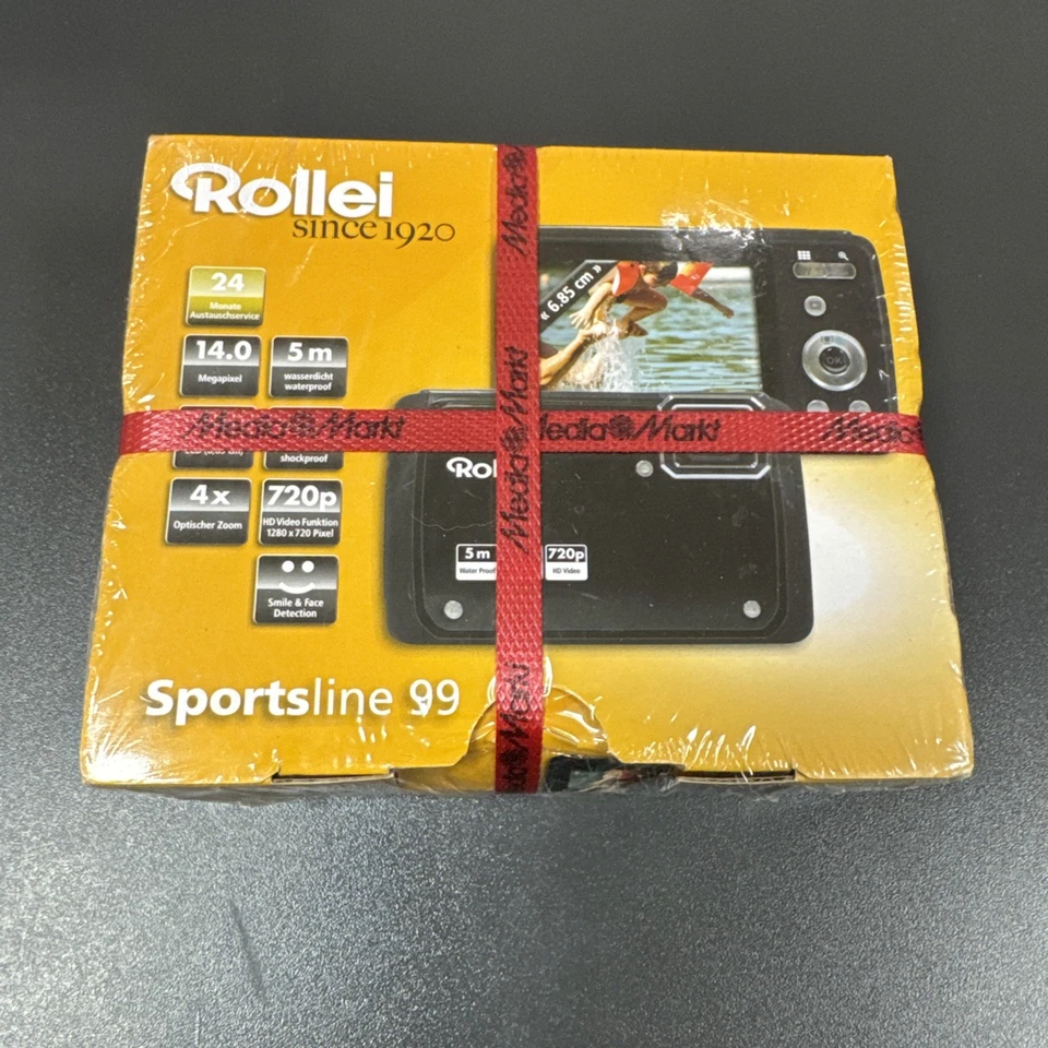 Rollei Sportsline 99 Kompact Waterproof Kamera 14MP Unbenutzt OVP