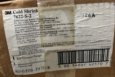 New 3M 7622-S-2 Cold Shrink QT-III Termination KIt Tape Wire Unishield 5-15 kv