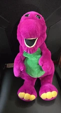 Vintage Barney The Purple Dinosaur Plush 20” Lyons Group Dakin Embroidered 1992
