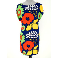 Marimekko Target Dress Womens Small Kukkatori Mini Floral Swim Cover Lightweight