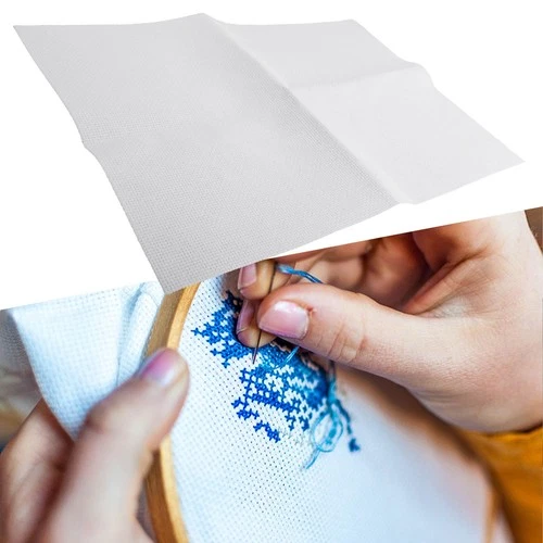 DIY Handcraft Material 11 Count Soft and Washable Cross Stitch Fabric