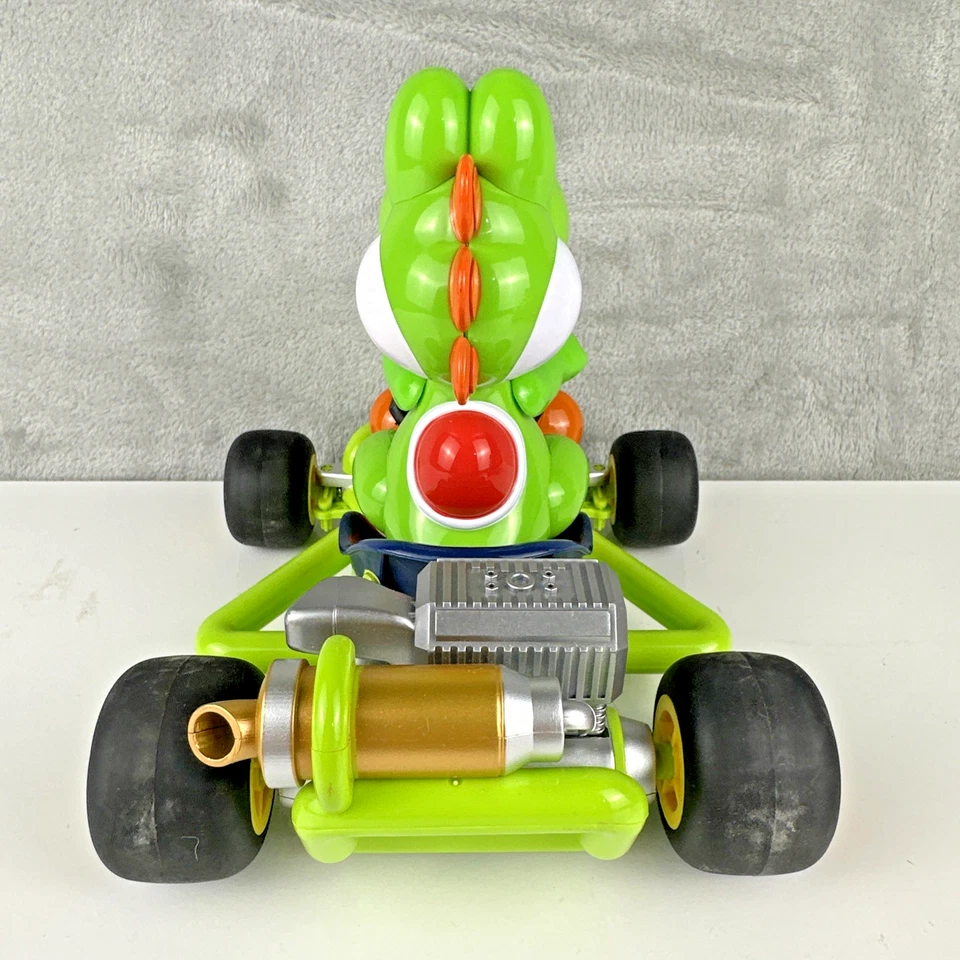 Carrera Super Mario Kart RC Cars 2.4GHz Pipe Kart Cars Yoshi + Mario NO REMOTES - Image 4 of 4