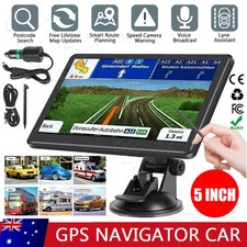 5/7in HD Touch Screen Car Truck GPS Navigation Navigator System Sat Nav Free Map